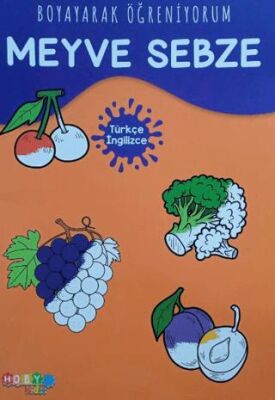 Hoby Kidss Boyayarak Öğreniyorum Meyve- Sebze - 1