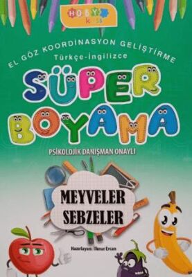 Hoby Kidss Süper Boyama Meyveler- Sebzeler - 1