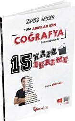 2022 KPSS Coğrafya 15 Kafa Deneme Çözümlü - Hoca Kafası Yayınları