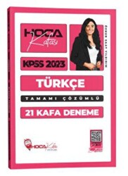 2023 KPSS 21 Kafa Deneme Türkçe Tamamı Çözümlü - Hoca Kafası Yayınları