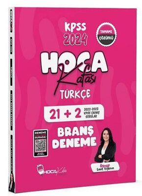 Hoca Kafası Yayınları 2024 KPSS Türkçe 21+2 Deneme Video Çözümlü