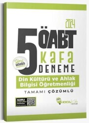 2024 ÖABT Din Kültürü ve Ahlak Bilgisi Öğretmenliği 5 Kafa Deneme Çözümlü - Hoca Kafası Yayınları