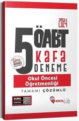 ÖABT Okul Öncesi Öğretmenliği 5 Kafa Deneme Çözümlü - Hoca Kafası Yayınları