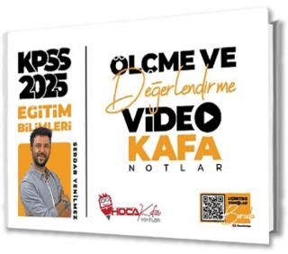 Hoca Kafası Yayınları 2025 KPSS Eğitim Bilimleri Ölçme ve Değerlendirme Video Kafa Notlar - 1