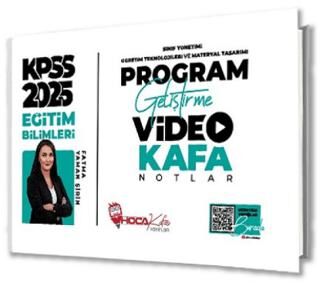 Hoca Kafası Yayınları 2025 KPSS Eğitim Bilimleri Program Geliştirme Video Kafa Notlar - 1