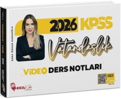 2026 KPSS Vatandaşlık Video Ders Notları - Hoca Kafası Yayınları