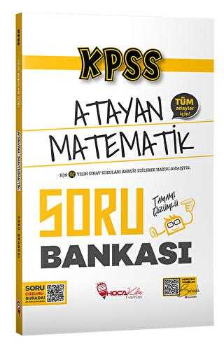 Hoca Kafası Yayınları KPSS Matematik Atayan Soru Bankası Çözümlü