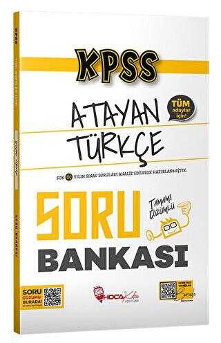 Hoca Kafası Yayınları KPSS Türkçe Atayan Soru Bankası Çözümlü