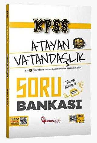Hoca Kafası Yayınları KPSS Vatandaşlık Atayan Soru Bankası Çözümlü