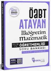 ÖABT İlköğretim Matematik Öğretmenliği Atayan Soru Bankası Çözümlü - Hoca Kafası Yayınları