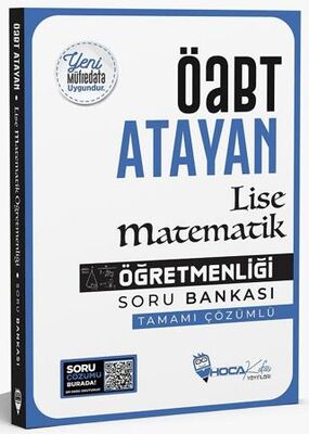 Hoca Kafası Yayınları ÖABT Lise Matematik Öğretmenliği Atayan Soru Bankası Çözümlü - 1