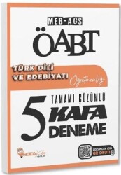 ÖABT MEB-AGS Türk Dili ve Edebiyatı Öğretmenliği 5 Kafa Deneme Çözümlü - Hoca Kafası Yayınları