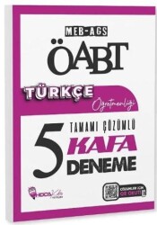 ÖABT MEB-AGS Türkçe Öğretmenliği 5 Kafa Deneme Çözümlü - Hoca Kafası Yayınları