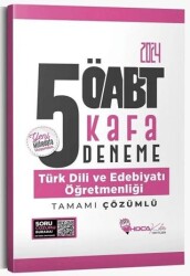 ÖABT Türk Dili ve Edebiyatı Öğretmenliği 5 Kafa Deneme Çözümlü - Hoca Kafası Yayınları