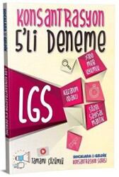 Hocalara Geldik 8. Sınıf LGS Konsantrasyon 5`li Deneme - Hocalara Geldik