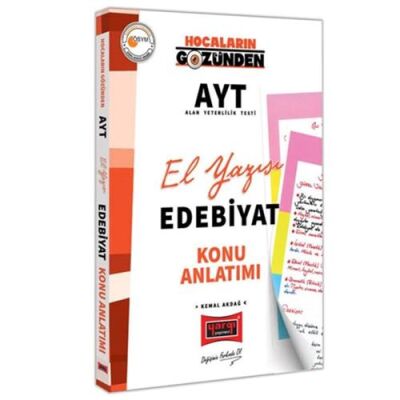 Yargı Yayınevi Hocaların Gözünden AYT El Yazısı Edebiyat Konu Anlatımı - 1