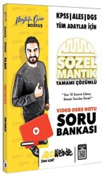 HocaWebde Yayınları 2024 KPSS - ALES - DGS Sözel Mantık Video Ders Notu ve Soru Bankası - HocaWebde Yayınları