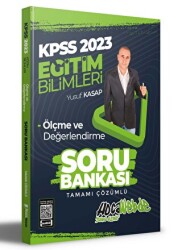 HocaWebde Yayınları 2023 KPSS Eğitim Bilimleri Ölçme ve Değerlendirme Tamamı Çözümlü Soru Bankası - HocaWebde Yayınları