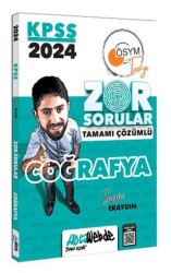 HocaWebde Yayınları 2024 KPSS GK Coğrafya Tamamı Çözümlü Zor Sorular - HocaWebde Yayınları