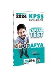 HocaWebde Yayınları 2024 KPSS GK Coğrafya Yaprak Test - HocaWebde Yayınları