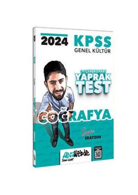 HocaWebde Yayınları 2024 KPSS GK Coğrafya Yaprak Test - 1