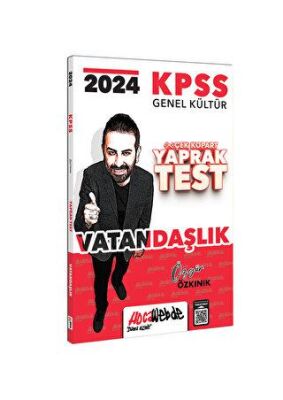 HocaWebde Yayınları 2024 KPSS GK Vatandaşlık Yaprak Test - 1
