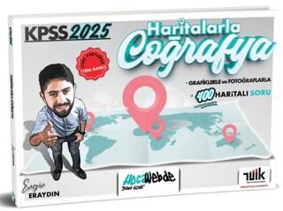 HocaWebde Yayınları 2024 KPSS Haritalarla Coğrafya - 1