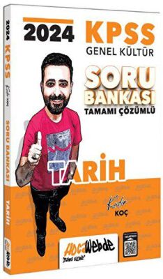 HocaWebde Yayınları KPSS Tarih Tamamı Çözümlü Soru Bankası - 1