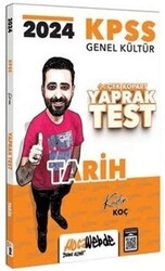 HocaWebde Yayınları 2024 KPSS Tarih Yaprak Test Çek Kopart - HocaWebde Yayınları