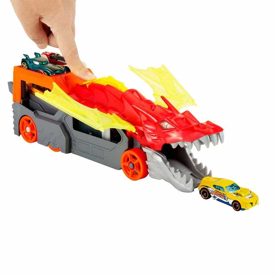 Hot Wheels Fırlatıcı ve Taşıyıcı Ejderha GTK42 - 3