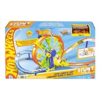 Hot Wheels Hızlı Fırlatma Ve Döngü Parkuru Oyun Seti Jbx65 - 1