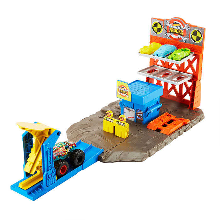 Hot Wheels Monster Trucks Patlama İstasyonu Oyun Seti HFB12 - 3