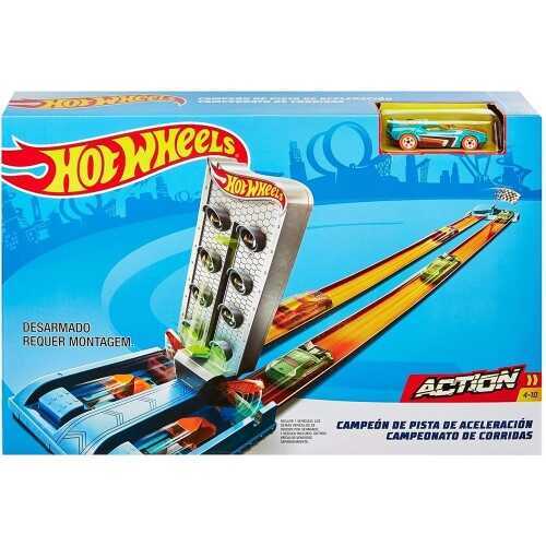 Hot Wheels Şampiyonluk Parkuru Yarış Seti GBF82 - 1