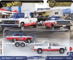 Hot Wheels Team Transport 63 Nova 88 Chevy Silverado - Hot Wheels