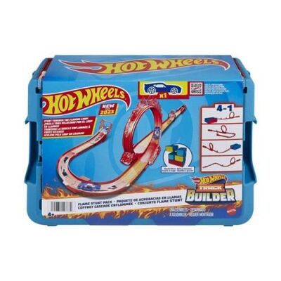 Hot Wheels Track Builder Alev Temalı Akrobasi Seti HMC04 - 1