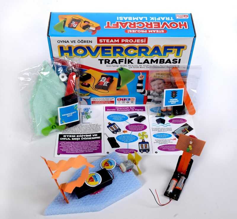 Hovercraft Trafik Lambası Bilim Seti
