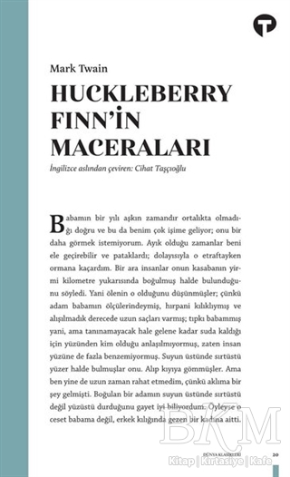 Huckleberry Finn`in Maceraları - Turkuvaz Kitap