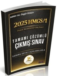HUKAL 2025 HMGS Çıkmış Soruları Çözümlü - Savaş Yayınevi