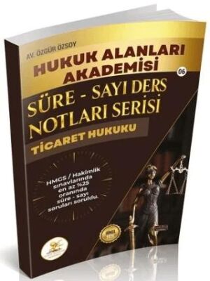 HUKAL 2026 HMGS Hakimlik Ticaret Hukuku Süre-Sayı Ders Notları - 1