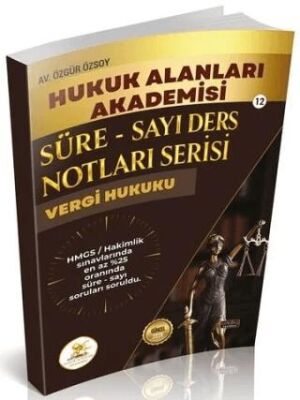 HUKAL 2026 HMGS Hakimlik Vergi Hukuku Süre-Sayı Ders Notları - 1