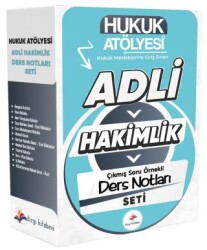 Hukuk Atölyesi Adli Hakimlik Ders Notları Seti - Dizgi Kitap