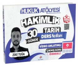 Hukuk Atölyesi Hakimlik 30 Günde Tarih Video Ders Notları - Dizgi Kitap