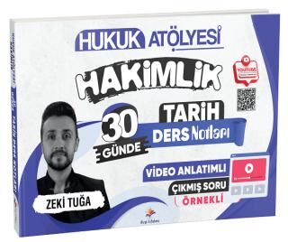 Hukuk Atölyesi Hakimlik 30 Günde Tarih Video Ders Notları - 1