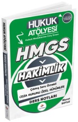Hukuk Atölyesi HMGS Hakimlik Ceza Hukuku Özel Hükümler Ders Notları - Dizgi Kitap