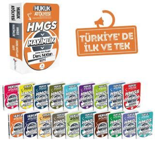 Hukuk Atölyesi HMGS Hakimlik Ders Notları Modüler Set - 1