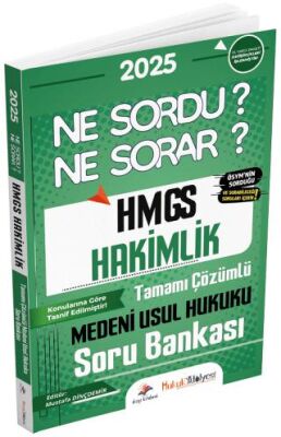 Hukuk Atölyesi HMGS Hakimlik Medeni Usul Hukuku Ne Sordu Ne Sorar Soru Bankası Çözümlü - 1