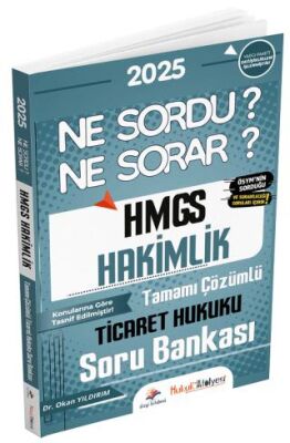Hukuk Atölyesi HMGS Hakimlik Ticaret Hukuku Ne Sordu Ne Sorar Soru Bankası Çözümlü - 1