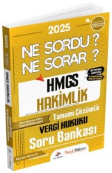 Hukuk Atölyesi HMGS Hakimlik Vergi Hukuku Ne Sordu Ne Sorar Soru Bankası Çözümlü - Dizgi Kitap