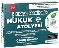 Hukuk Atölyesi HMGS Hakimlik Vergi, Vergi Usul Hukuku, Türk Vergi Sistemi Çıkmış Sorular Çözümlü - Dizgi Kitap