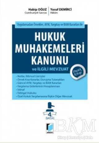 Hukuk Mahkemeleri Kanunu ve İlgili Mevzuat - Adalet Yayınevi